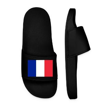 Frankreich - Männer Badelatschen - Schwarz - Vorne