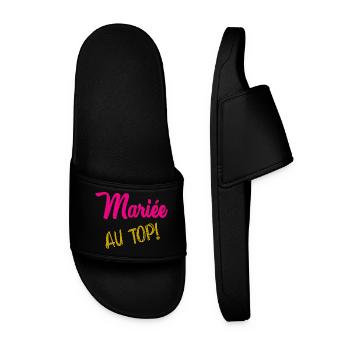 I CAN'T I'M MARRIED - Men’s Pool Sliders - black - Front