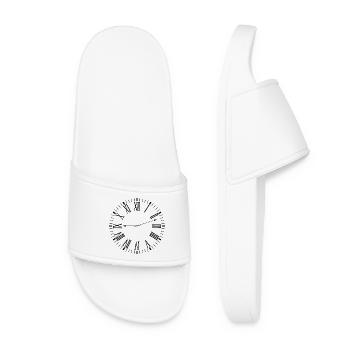 Roman clock - Women’s Pool Sliders - white - Front
