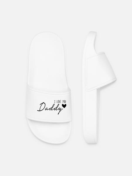 i love you daddy - Frauen Badelatschen - Weiß