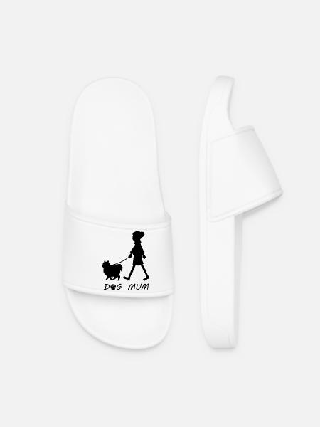 Dog Mum - Frauen Badelatschen - Weiß