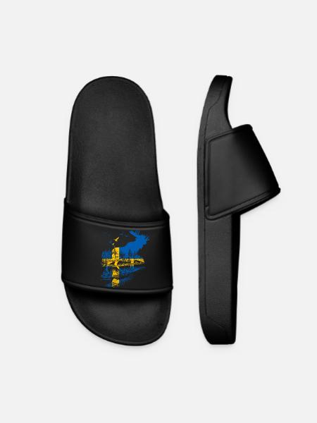 SCHWEDEN ELCH - Frauen Badelatschen - Schwarz