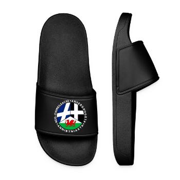 Scottish, Welsh, Cornish Independence, Celtic - Women’s Pool Sliders - black - Front
