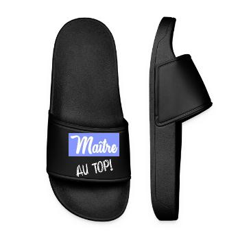 MASTER. MASTER. THANK YOU - Women’s Pool Sliders - black - Front