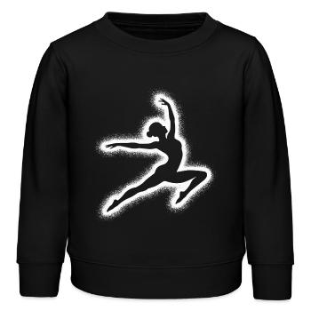 Turnerin Gymnastik Kunstturnen Turnen Damen - Kinder Organic Sweatshirt Mini Changer von Stanley/Stella - Schwarz - Vorne - AI Model Kid Male (0cm)