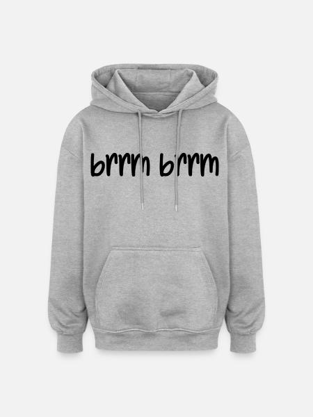 brrm brrm - Oversized Unisex Hoodie - heather grey
