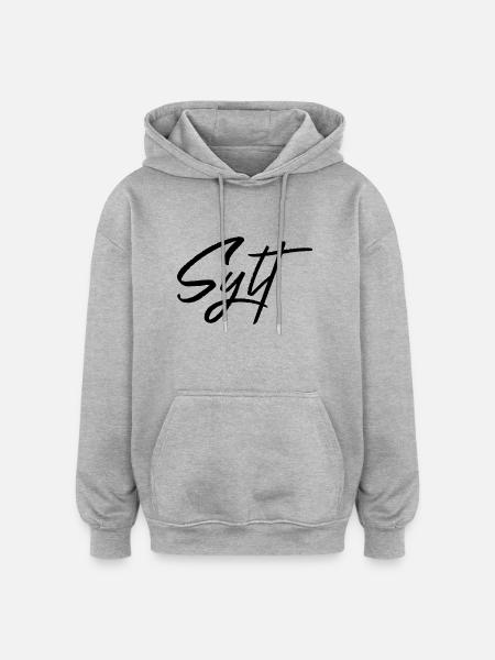 Sylt - Oversized Unisex Hoodie - Grau meliert