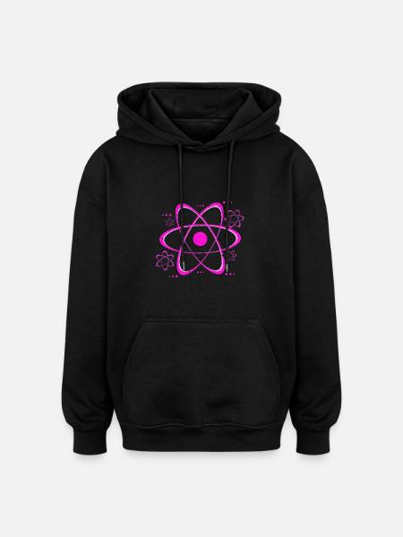 Physiker - Oversized Unisex Hoodie - Schwarz