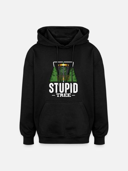Frisbee - Oversized Unisex Hoodie - black