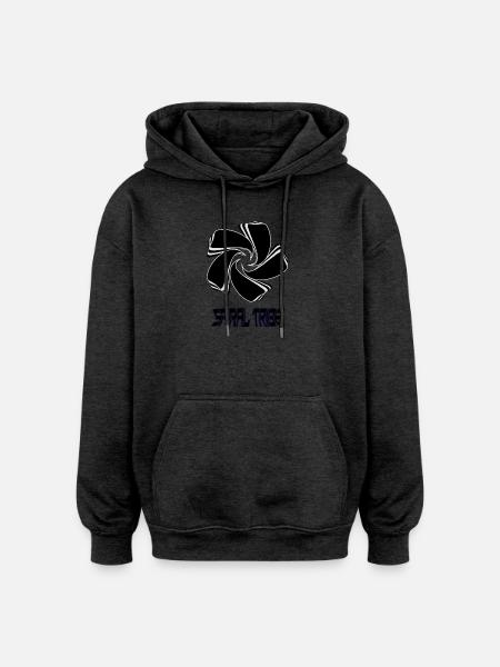 Spiral Tribe - Oversized Unisex Hoodie - Anthrazit
