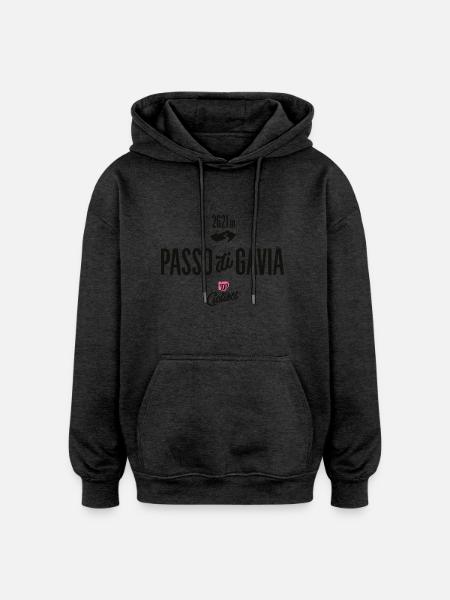 Gavia Pass - Oversized Unisex Hoodie - Anthrazit