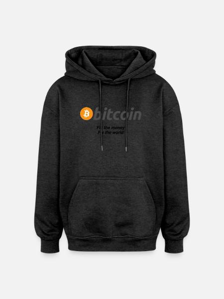 Fixthemoney - Oversized Unisex Hoodie - Anthrazit