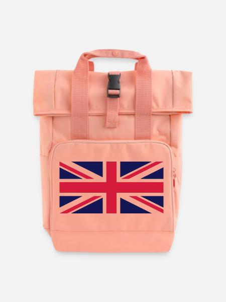 UNION JACK - Rolltop Rucksack mit zwei Griffen - Chintzrosa