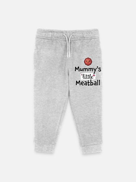 Mamas kleines Fleischbällchen – Baby- und Kinderkleidung - Kinder Organic Jogginghose Mini Mover von Stanley/Stella - Grau meliert