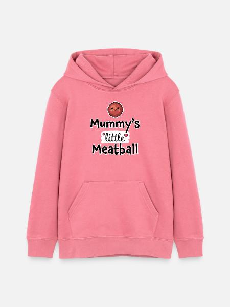 Mamas kleines Fleischbällchen – Baby- und Kinderkleidung - Teenager Organic Hoodie Mini Cruiser von Stanley/Stella - Pink