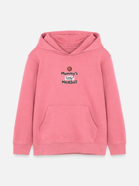 Mamas kleines Fleischbällchen – Baby- und Kinderkleidung - Kinder Organic Hoodie Mini Cruiser von Stanley/Stella - Pink