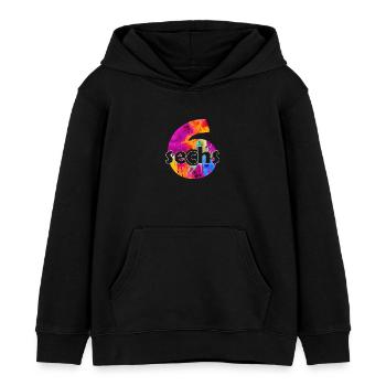 SECHS 6 JAHRE JUNGE 6. GEBURTSTAG - Kinder Organic Hoodie Mini Cruiser von Stanley/Stella - Schwarz - Vorne - AI Model Kid Male (0cm)
