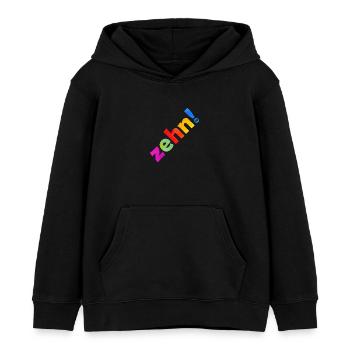 ZEHN 10 JAHRE 10. GEBURTSTAG - Kinder Organic Hoodie Mini Cruiser von Stanley/Stella - Schwarz - Vorne - AI Model Kid Male (0cm)
