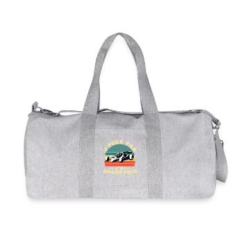 I can't I have great price - Recycled Canvas Sports Bag by Stanley/Stella - heather grey - Front
