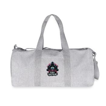 Les coups critiques se produisent - Sac de sport en toile recyclée Stanley/Stella - gris chiné - Devant
