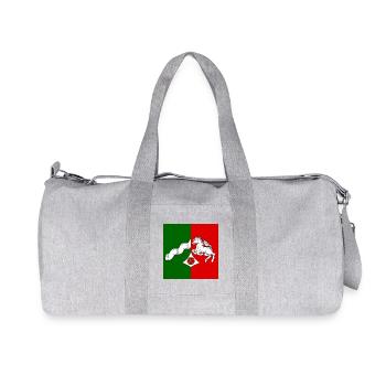 Nordrhein-Westfalen Maske - Recycelte Canvas-Sporttasche von Stanley/Stella - Grau meliert - Vorne