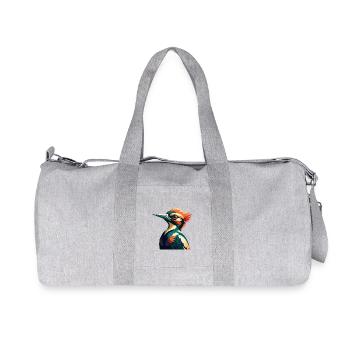 Pic Personnage De Dessin Animé Animal De Compagnie Coloré - Sac de sport en toile recyclée Stanley/Stella - gris chiné - Devant