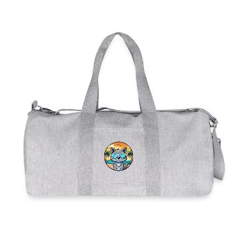 Australian Mist Cat Breed Cartoon Sunglasses Beach - Recycled Canvas Sports Bag by Stanley/Stella - heather grey - Front