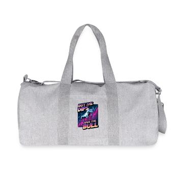 Buy The Dips Ride The Bull - Recycled Canvas Sports Bag by Stanley/Stella - heather grey - Front