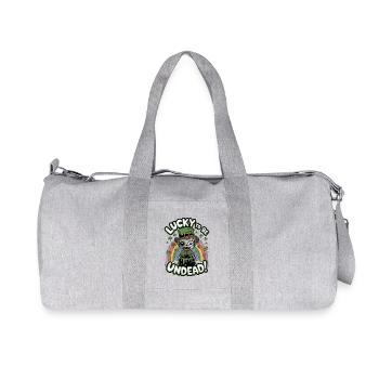 Glück, Untote zu sein! - Recycelte Canvas-Sporttasche von Stanley/Stella - Grau meliert - Vorne