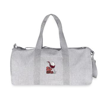 Schluck passiert - Recycelte Canvas-Sporttasche von Stanley/Stella - Grau meliert - Vorne