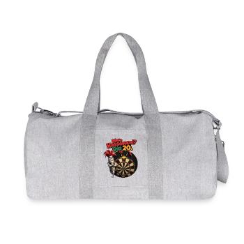Mein Hassdoppel Die 20 - Recycelte Canvas-Sporttasche von Stanley/Stella - Grau meliert - Vorne