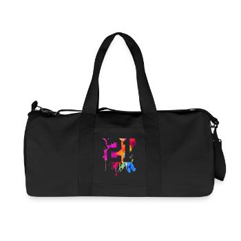 21 YEARS OLD 21ST BIRTHDAY - Recycled Canvas Sports Bag by Stanley/Stella - black - Front