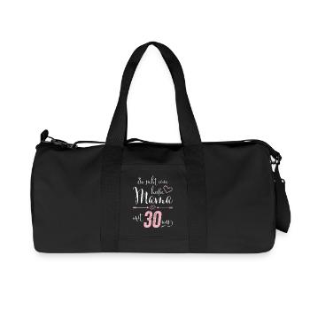 So sieht eine heiße Mama mit 30 Jahren aus - Recycelte Canvas-Sporttasche von Stanley/Stella - Schwarz - Vorne