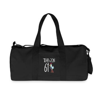 Trabzon 61 Turkey city - Recycled Canvas Sports Bag by Stanley/Stella - black - Front