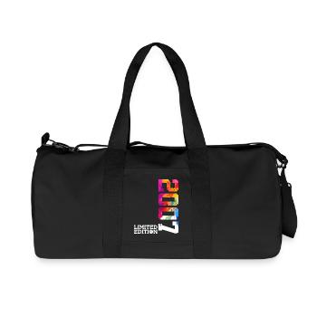 19. GEBURTSTAG LIMITED EDITION 2007 - Recycelte Canvas-Sporttasche von Stanley/Stella - Schwarz - Vorne