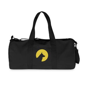 Berger allemand - Sac de sport en toile recyclée Stanley/Stella - noir - Devant