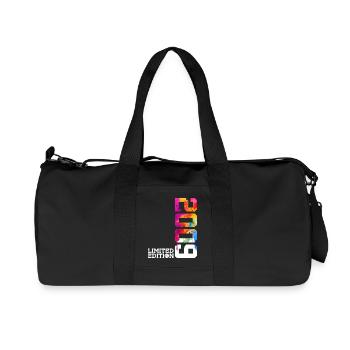 17. GEBURTSTAG LIMITED EDITION 2009 - Recycelte Canvas-Sporttasche von Stanley/Stella - Schwarz - Vorne