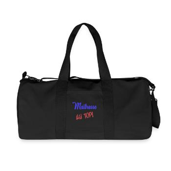 GELIEBTE - Recycelte Canvas-Sporttasche von Stanley/Stella - Schwarz - Vorne