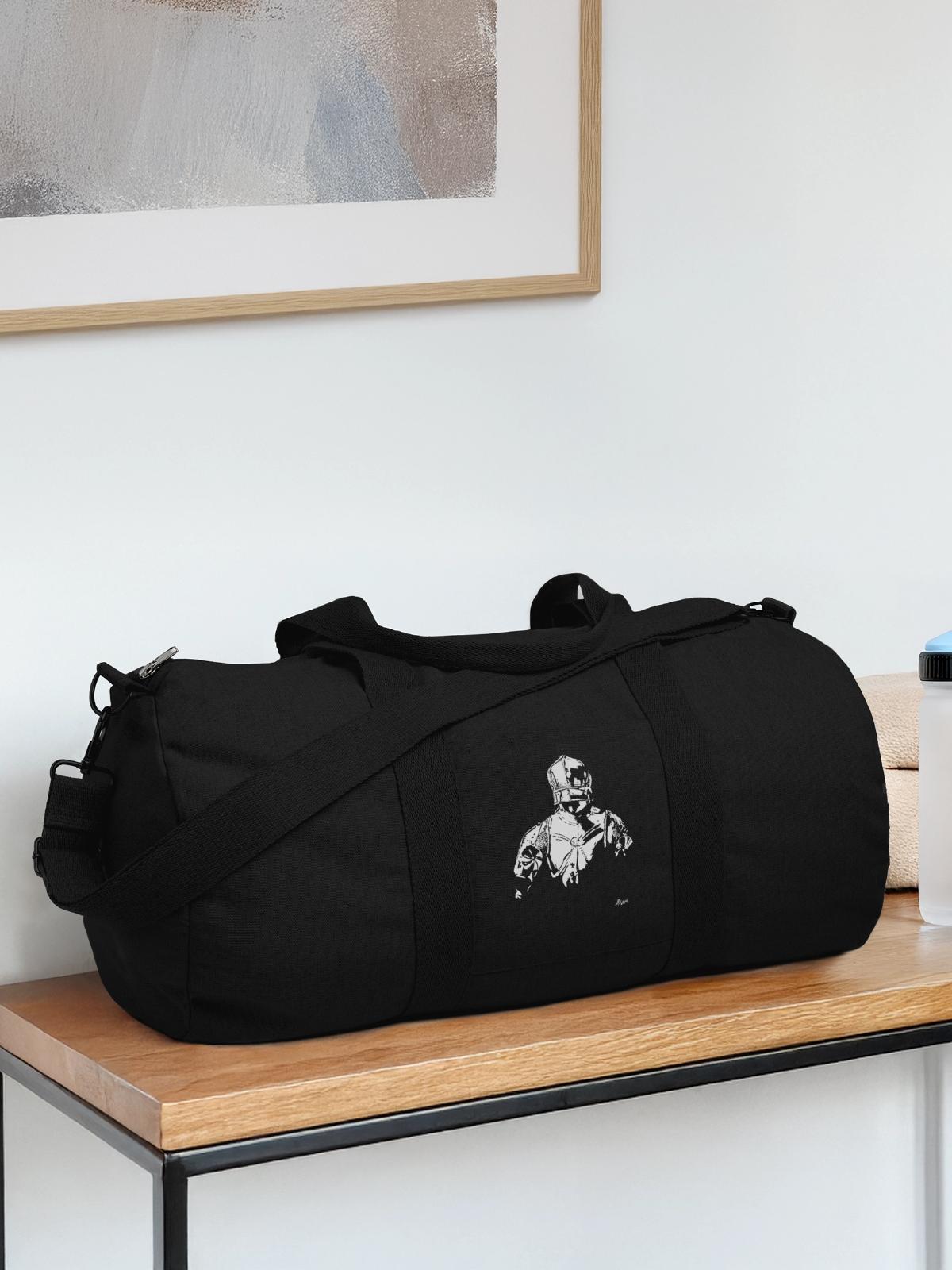 Gothic Knight - Recycelte Canvas-Sporttasche von Stanley/Stella - Schwarz - Vorne