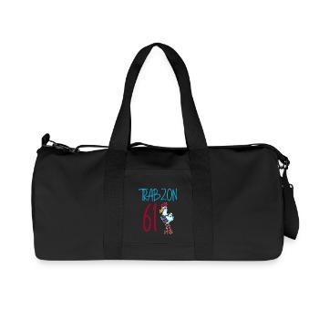 Trabzon 61 Turkey city - Recycled Canvas Sports Bag by Stanley/Stella - black - Front