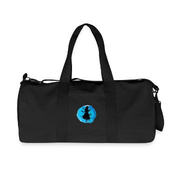 Alice Im Untergrund - - Recycelte Canvas-Sporttasche von Stanley/Stella - Schwarz - Vorne