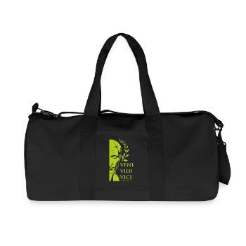 GREEN CAESAR - Recycled Canvas Sports Bag by Stanley/Stella - black - Front