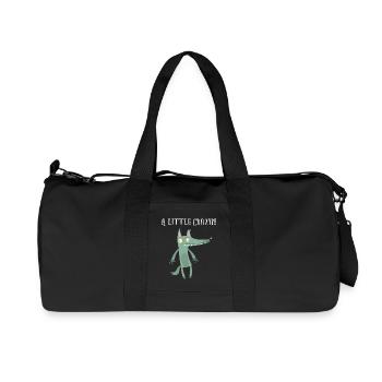 Work job sayings workhorse office humor wolves - Recycled Canvas Sports Bag by Stanley/Stella - black - Front