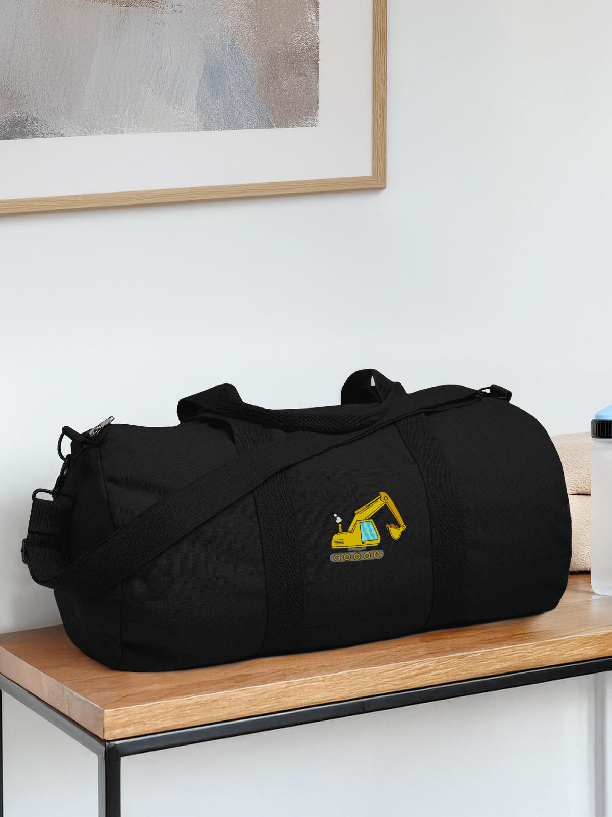 Bagger - Recycelte Canvas-Sporttasche von Stanley/Stella - Schwarz - Vorne