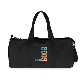 17. GEBURTSTAG LIMITED EDITION 2009 - Recycelte Canvas-Sporttasche von Stanley/Stella - Schwarz - Vorne