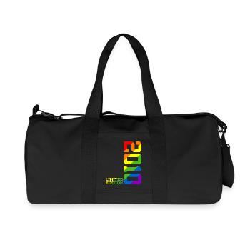 LGBTQ 2010 REGENBOGEN QUEER 15. GEBURTSTAG PRIDE - Recycelte Canvas-Sporttasche von Stanley/Stella - Schwarz - Vorne