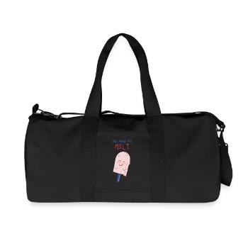 you make me melt icecream - Recycelte Canvas-Sporttasche von Stanley/Stella - Schwarz - Vorne