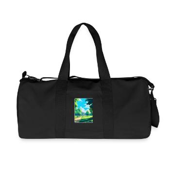 Hyde Park Londres Angleterre Royaume-Uni Affiche de voyage Souvenir - Sac de sport en toile recyclée Stanley/Stella - noir - Devant