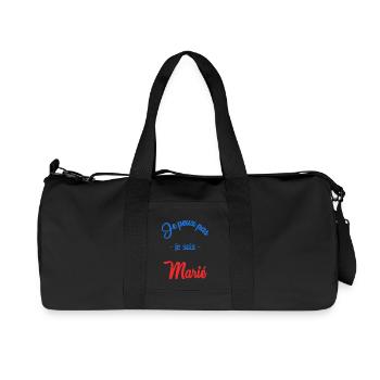 JE PEUX PAS. MARIE. FUTUR MARIE. EVJF. TEAM. TEAM - Sac de sport en toile recyclée Stanley/Stella - noir - Devant