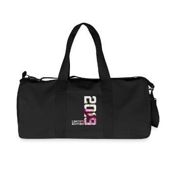 7. GEBURTSTAG LIMITED EDITION 2019 - Recycelte Canvas-Sporttasche von Stanley/Stella - Schwarz - Vorne